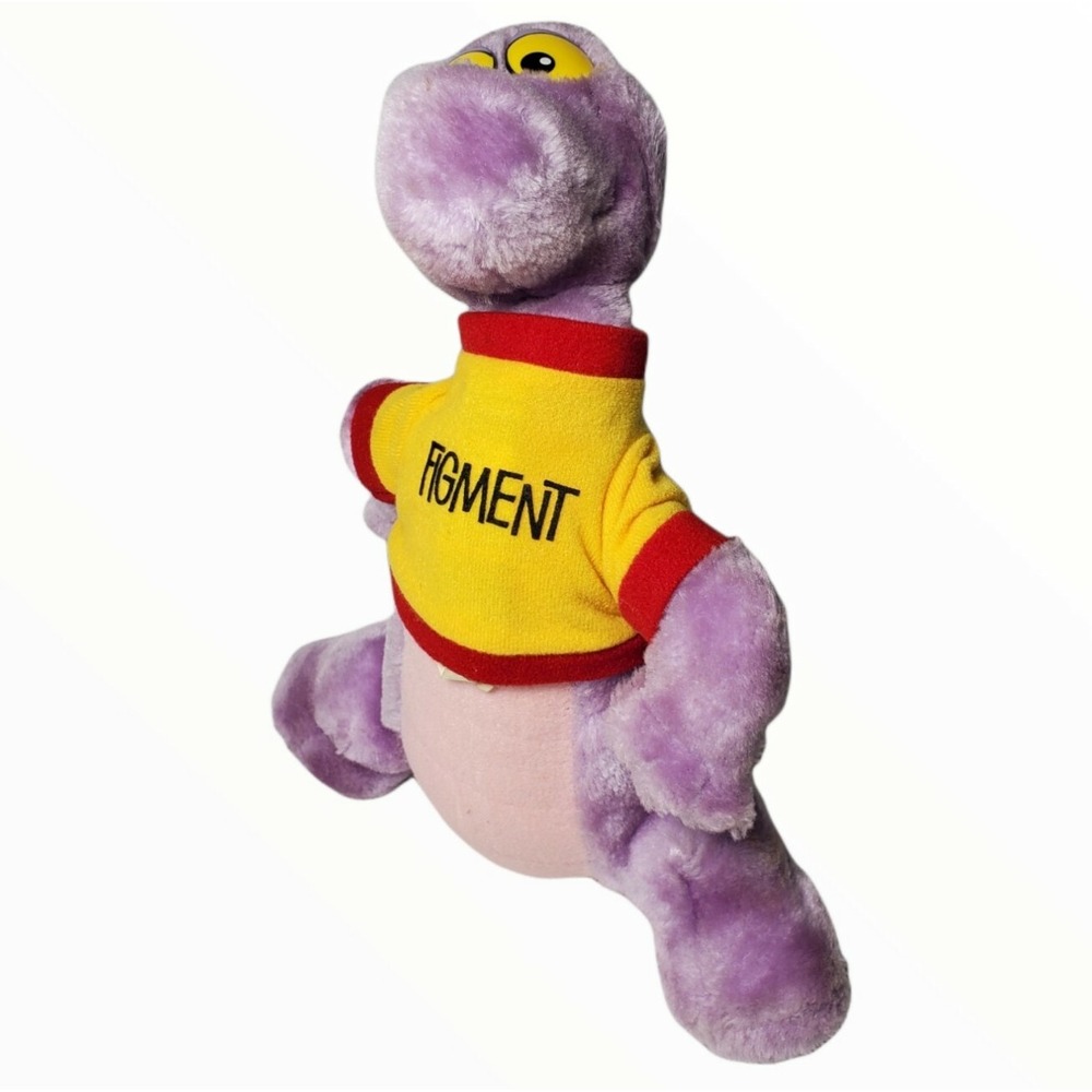 Vintage 1982 Pre-Epcot Disneyland, Disney Figment 11" Plush Purple‎ Dragon euc
